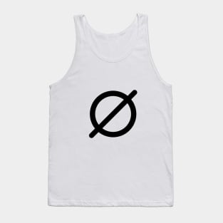 Empty Set Symbol Tank Top